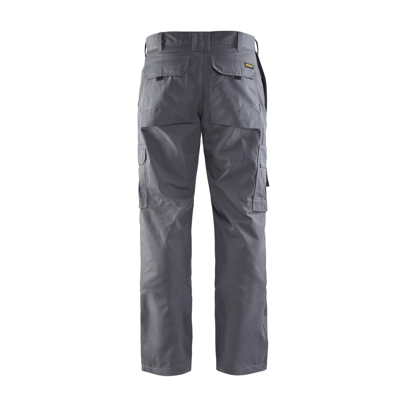 Blaklader 14071800 Trousers Leg Pockets Grey Rear #colour_grey