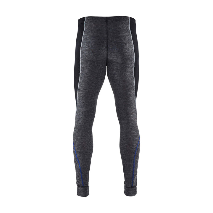 Blaklader 18491732 Trousers Thermal Base Layer Mid Grey/Black Rear #colour_mid-grey-black