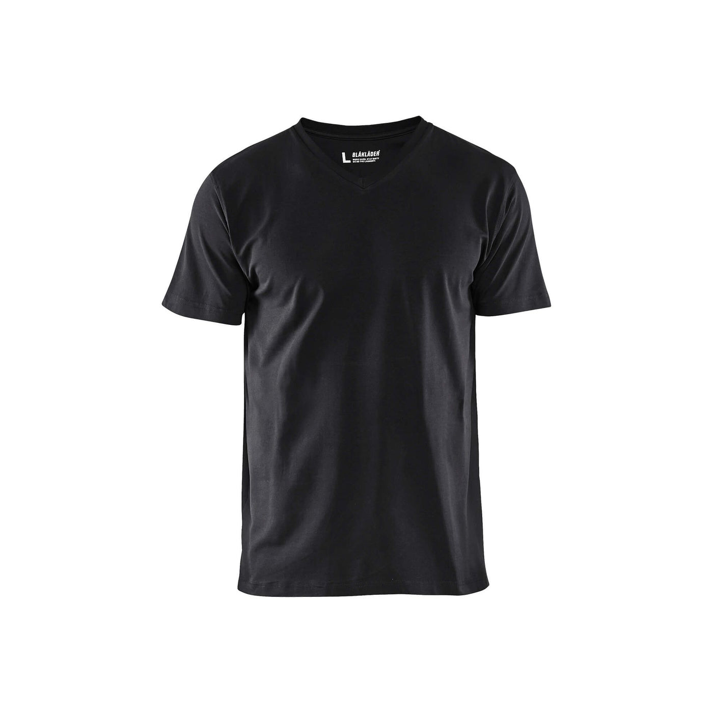 Blaklader 33601029 V Neck T-Shirt Black Main #colour_black