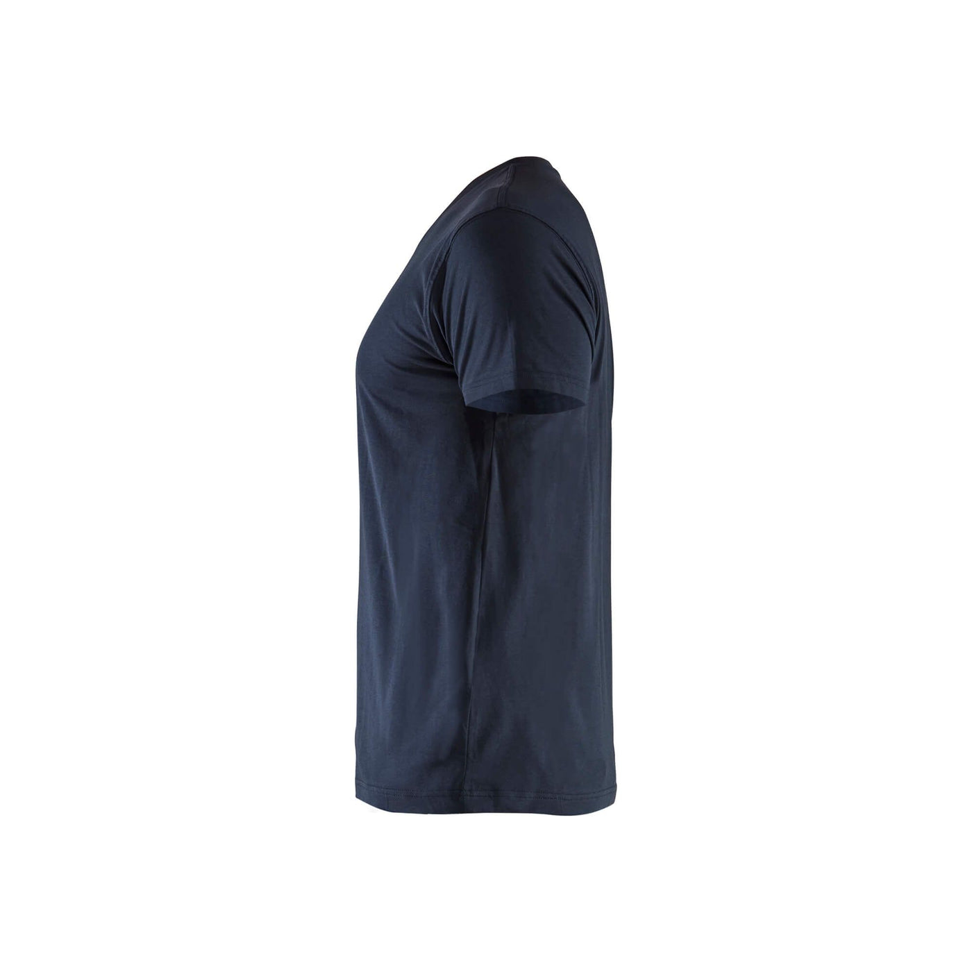 Blaklader 33601029 V Neck T-Shirt Dark Navy Blue Left #colour_dark-navy-blue