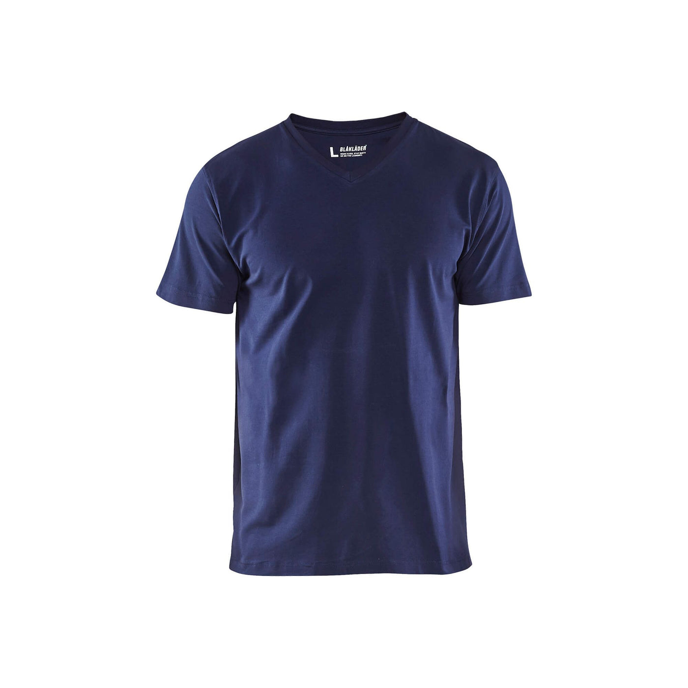 Blaklader 33601029 V Neck T-Shirt Navy Blue Main #colour_navy-blue