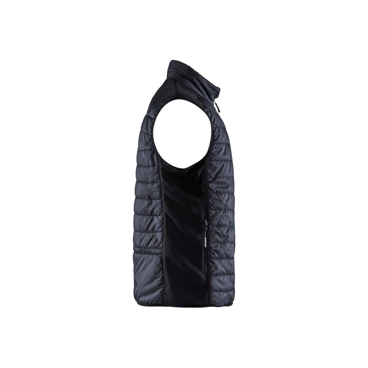 Blaklader Vest Warm Lined Black/Dark Grey Right #colour_black-dark-grey