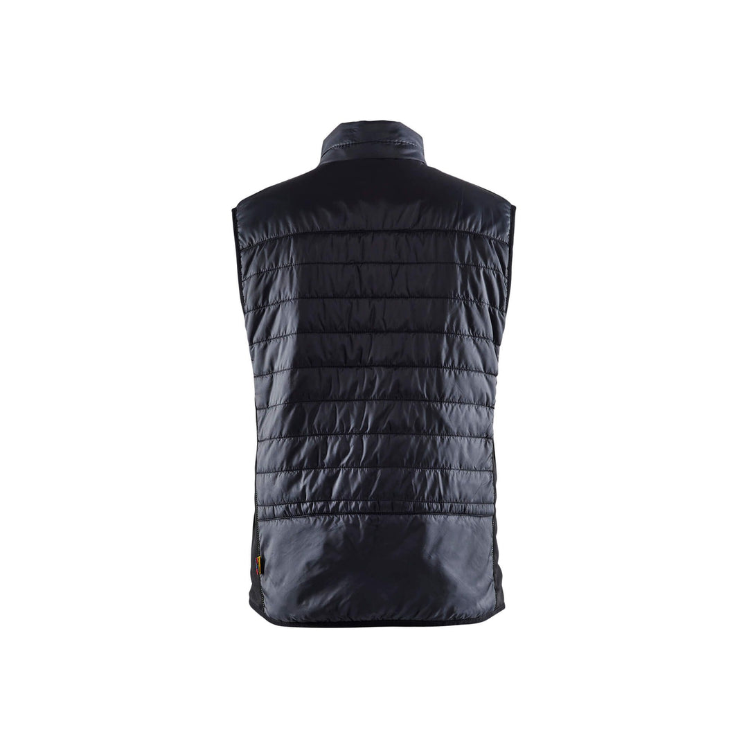 Blaklader Vest Warm Lined Black/Red Rear #colour_black-red