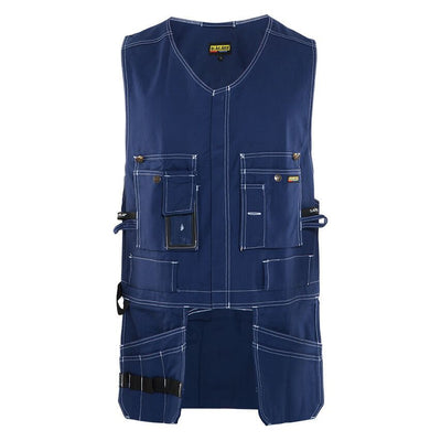 Blaklader 31051370 Waistcoat with Zip Navy Blue Main #colour_navy-blue