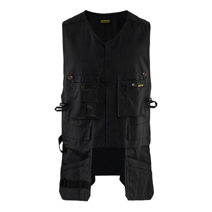 Blaklader 31051860 Waistcoat with Zip Black Main #colour_black