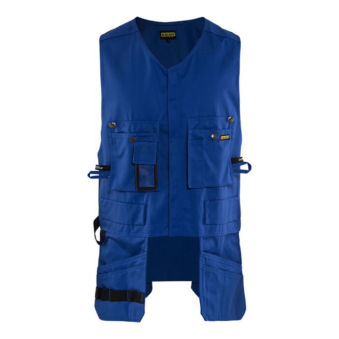 Blaklader 31051860 Waistcoat with Zip Cornflower Blue Main #colour_cornflower-blue
