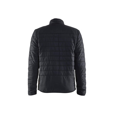 Blaklader 47102030 Warm-Lined Jacket Black/Dark Grey Rear #colour_black-dark-grey