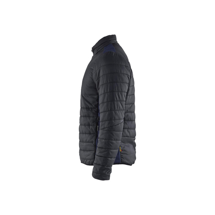 Blaklader 47102030 Warm-Lined Jacket Black/Dark Navy Blue Left #colour_black-dark-navy-blue