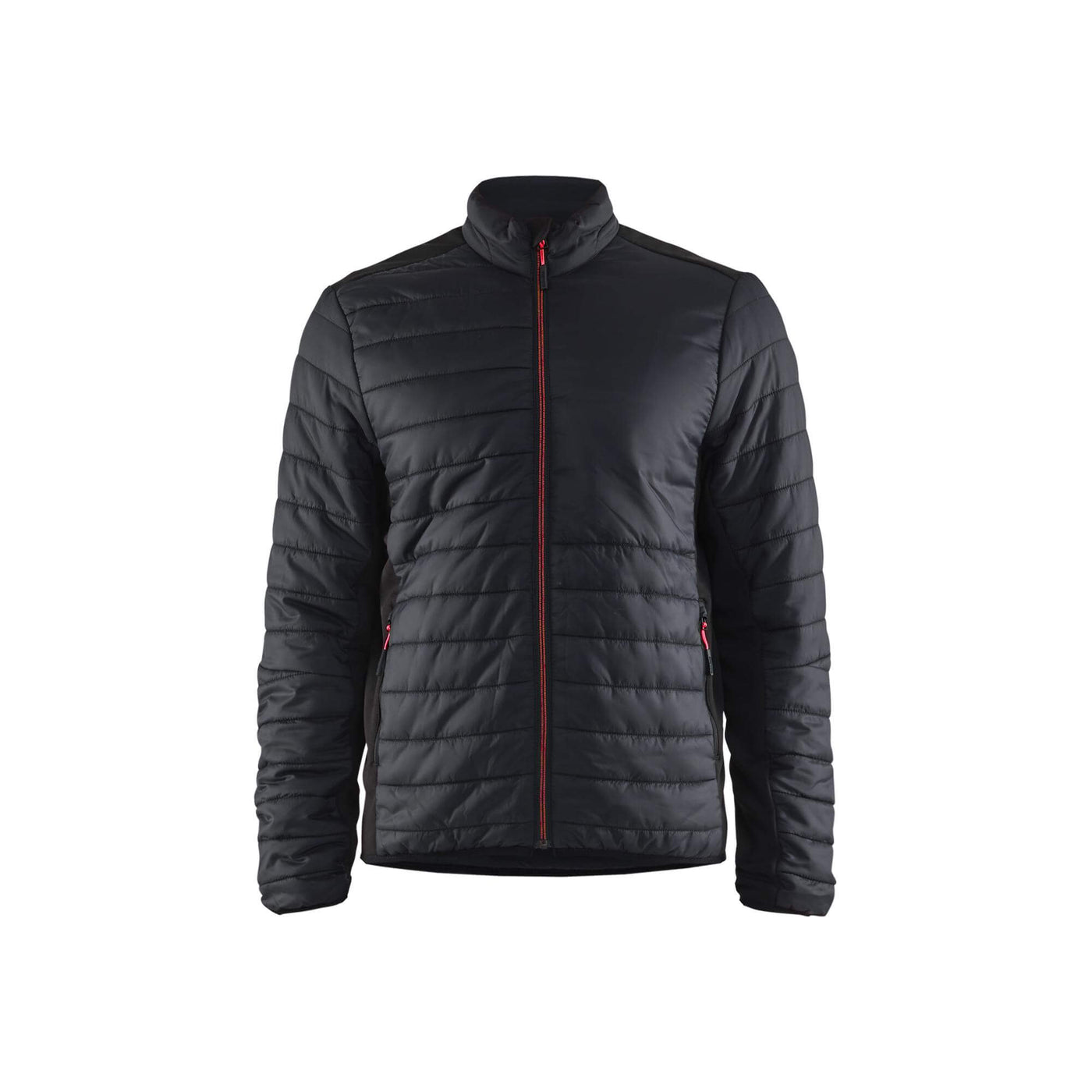 Blaklader 47102030 Warm-Lined Jacket Black/Red Main #colour_black-red