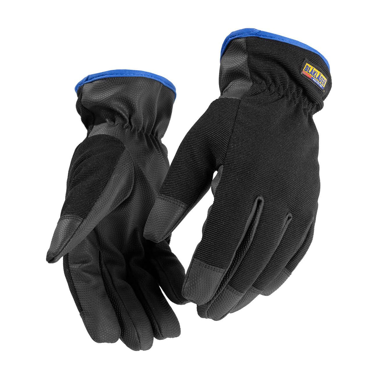 Blaklader 22663944 Waterproof Gloves Lined Black Main #colour_black