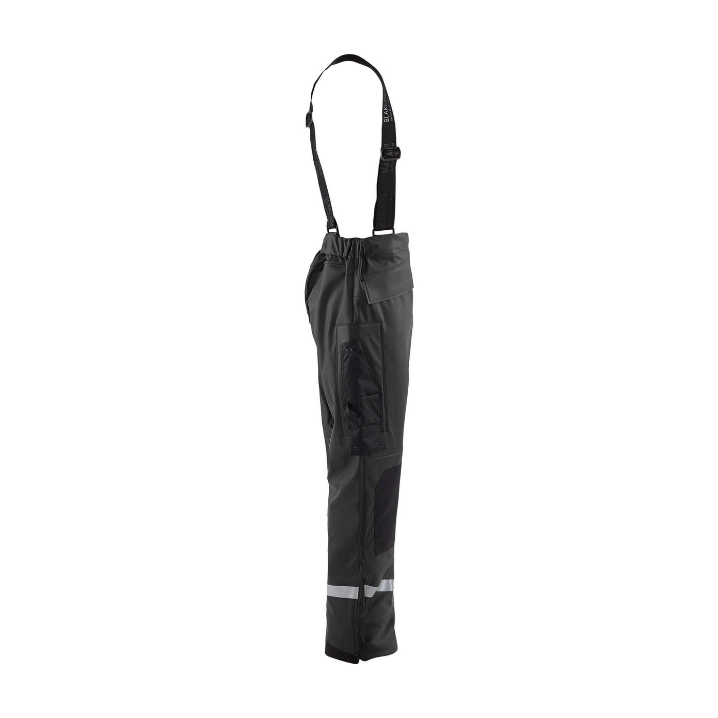 Blaklader 13052003 Waterproof Rain Trousers Black Right #colour_black