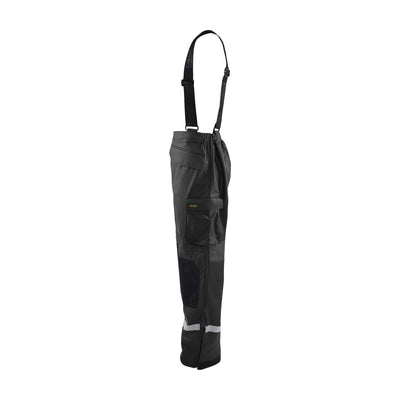 Blaklader 13052003 Waterproof Rain Trousers Black Left #colour_black