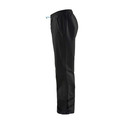Blaklader 18661946 Waterproof Rain Trousers Black Left #colour_black