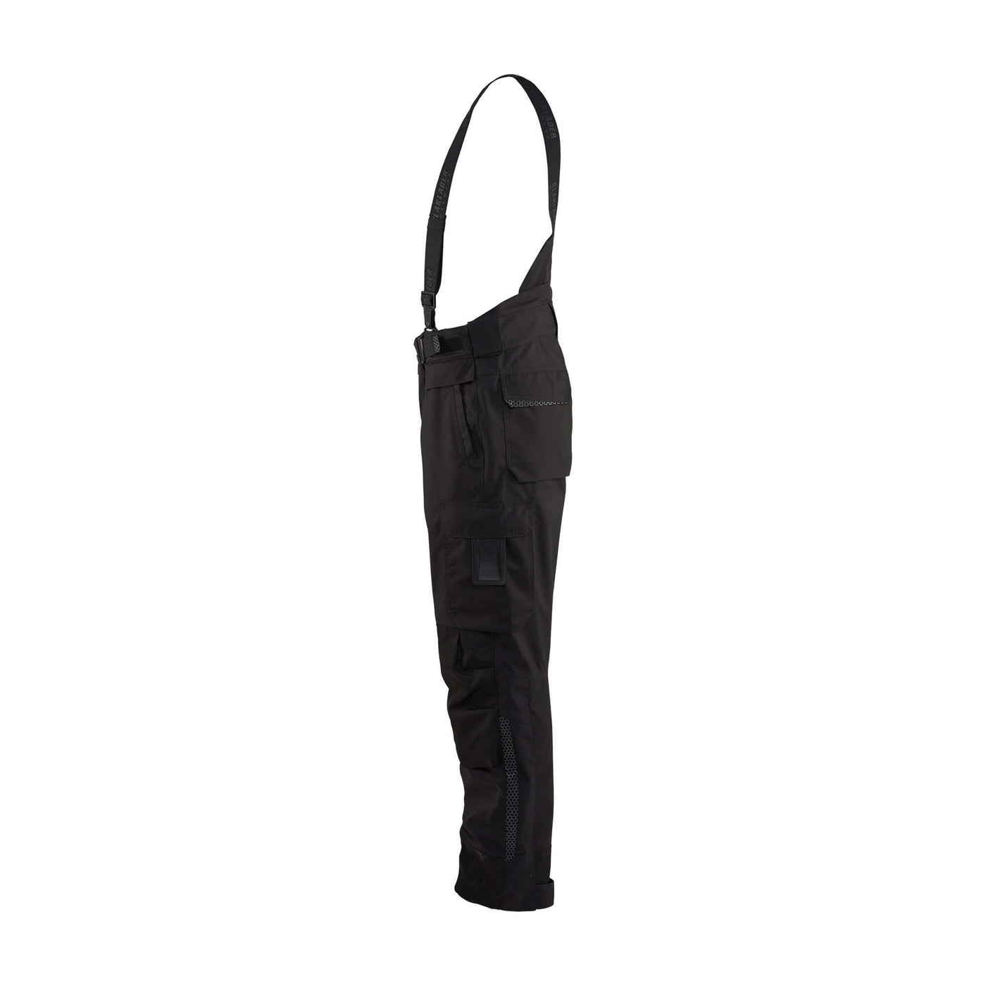 Blaklader 18091977 Waterproof Shell trousers Black Left #colour_black