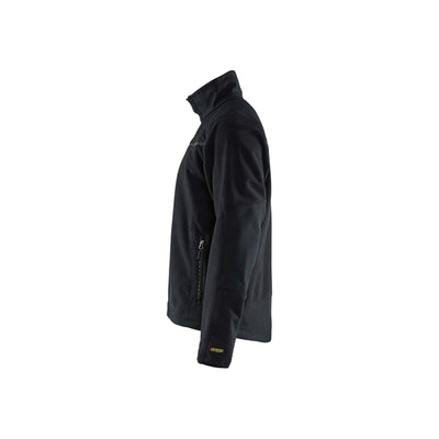 Blaklader 49552524 Windproof Fleece Jacket Black Left #colour_black