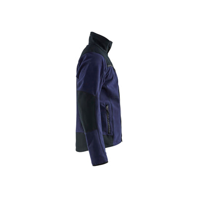 Blaklader 49552524 Windproof Fleece Jacket Navy Blue/Black Right #colour_navy-blue-black