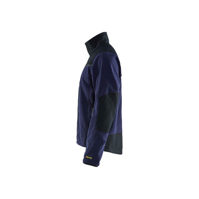 Blaklader 49552524 Windproof Fleece Jacket Navy Blue/Black Left #colour_navy-blue-black