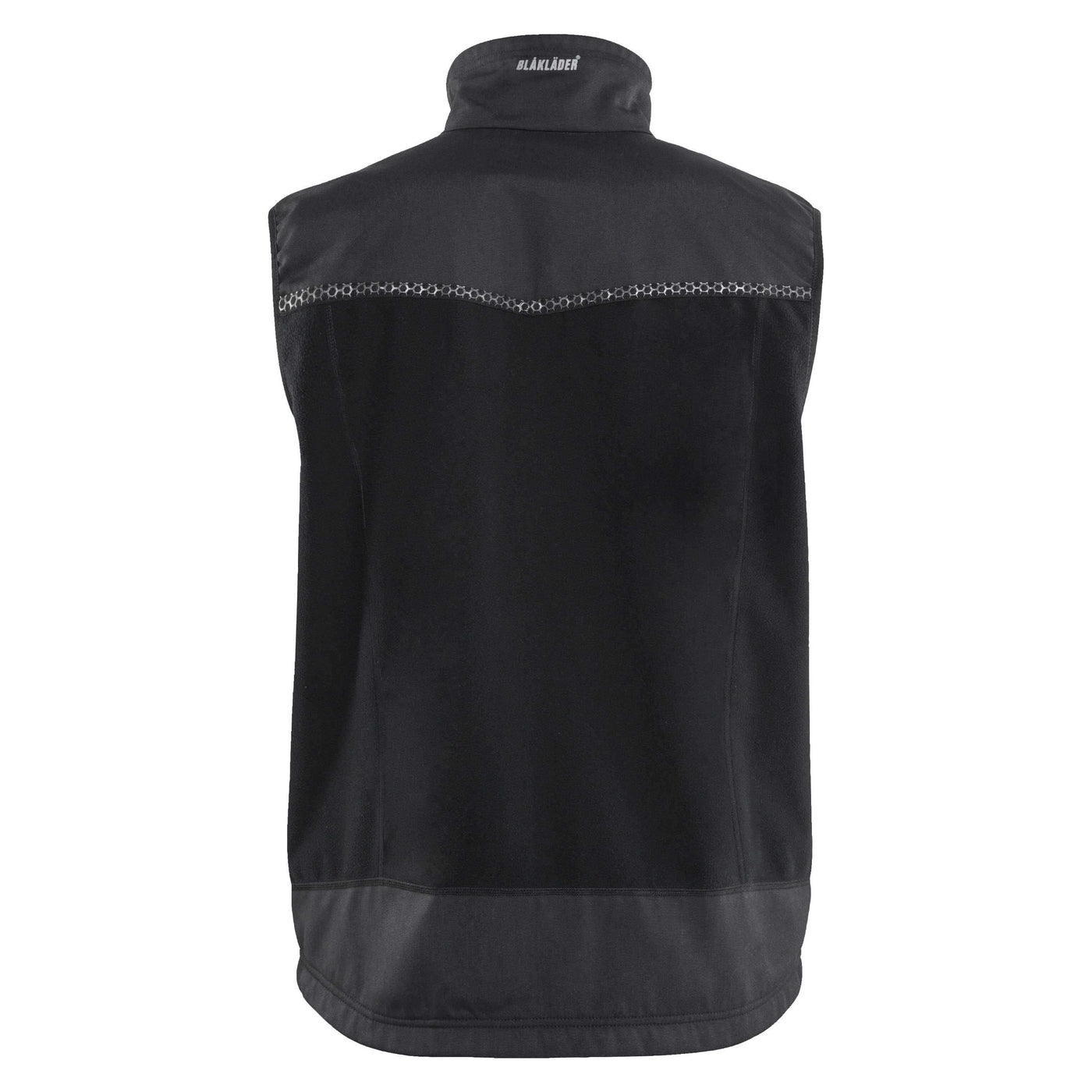 Blaklader 38552524 Windproof Fleece Vest Black Rear #colour_black