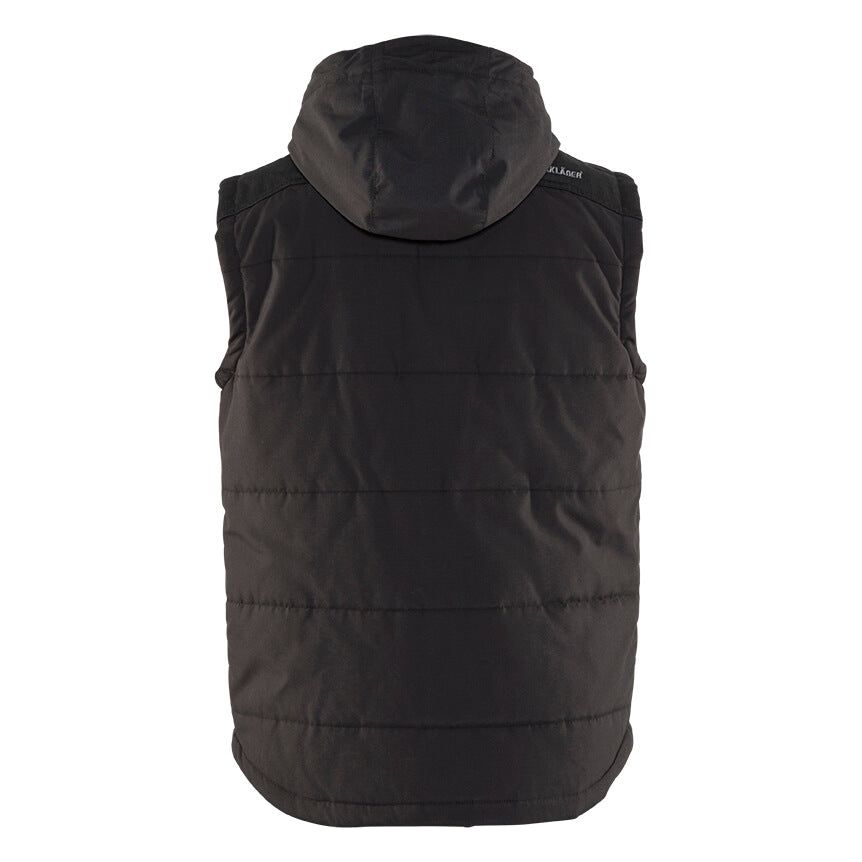 Blaklader 38991845 Winter Bodywarmer Waistcoat Dark Grey Rear #colour_dark-grey