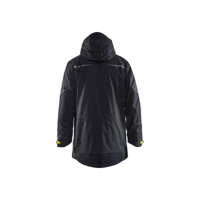 Blaklader 44601921 Winter Evolution Parka Jacket Black Rear #colour_black