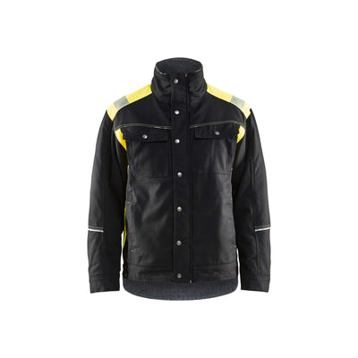 Blaklader 49151370 Winter Jacket Black/Hi-Vis Yellow Main #colour_black-yellow