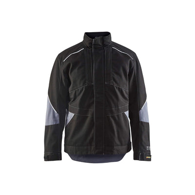 Blaklader 49611516 Winter Jacket Fire-Retardant Black/Grey Main #colour_black-grey