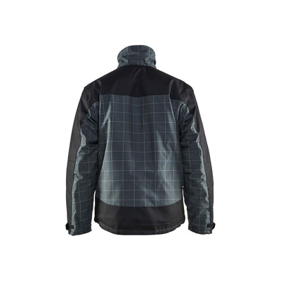 Blaklader 48451952 Winter Jacket Grey Black Grey/Black Rear #colour_grey-black