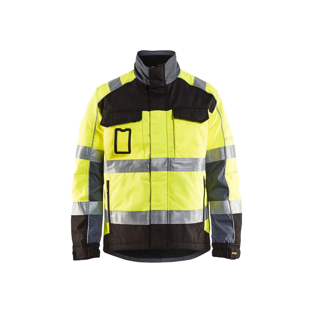 Blaklader 48511811 Winter Jacket Yellow Yellow/Black Main #colour_yellow-black