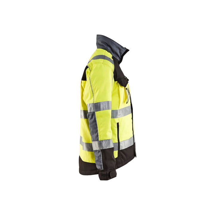 Blaklader 48511811 Winter Jacket Yellow Yellow/Black Right #colour_yellow-black