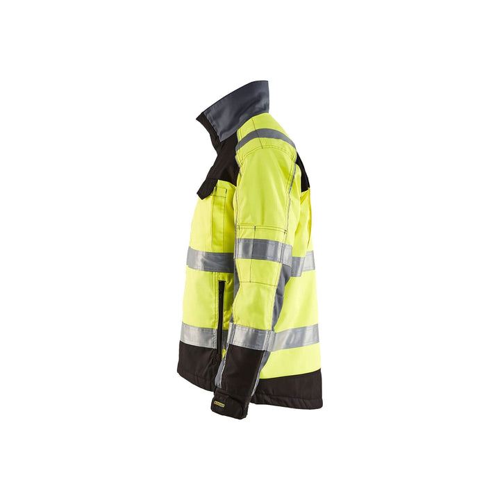 Blaklader 48511811 Winter Jacket Yellow Yellow/Black Left #colour_yellow-black