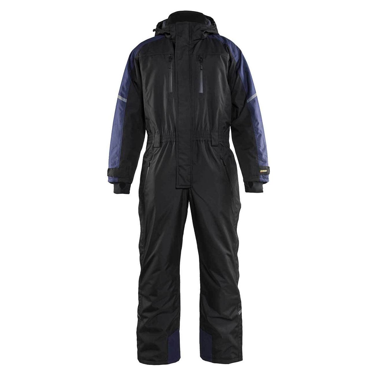 Blaklader 67851977 Winter Overall Black/Navy Blue Main #colour_black-navy-blue