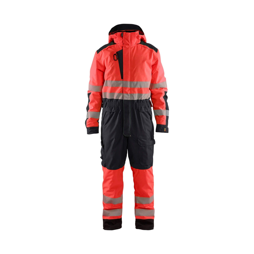 Blaklader 67251977 Winter Overall Hi-Vis Red/Black Main #colour_red-black