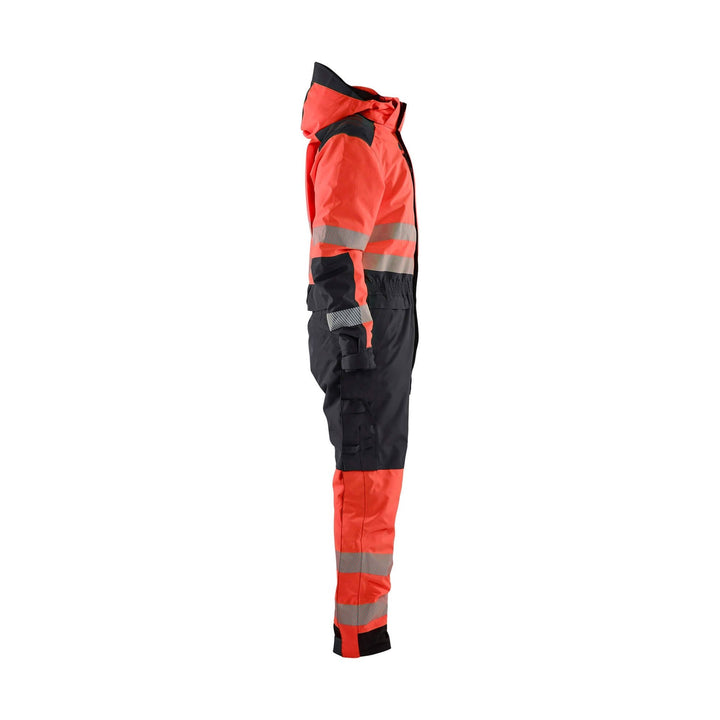 Blaklader 67251977 Winter Overall Hi-Vis Red/Black Right #colour_red-black