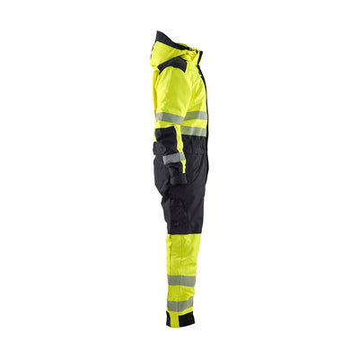 Blaklader 67251977 Winter Overall Hi-Vis Yellow/Black Right #colour_yellow-black
