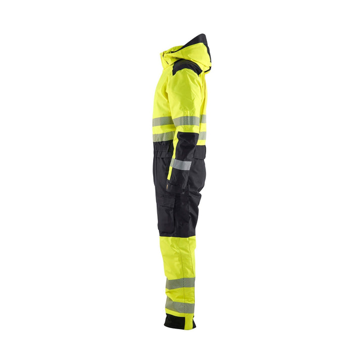 Blaklader 67251977 Winter Overall Hi-Vis Yellow/Black Left #colour_yellow-black