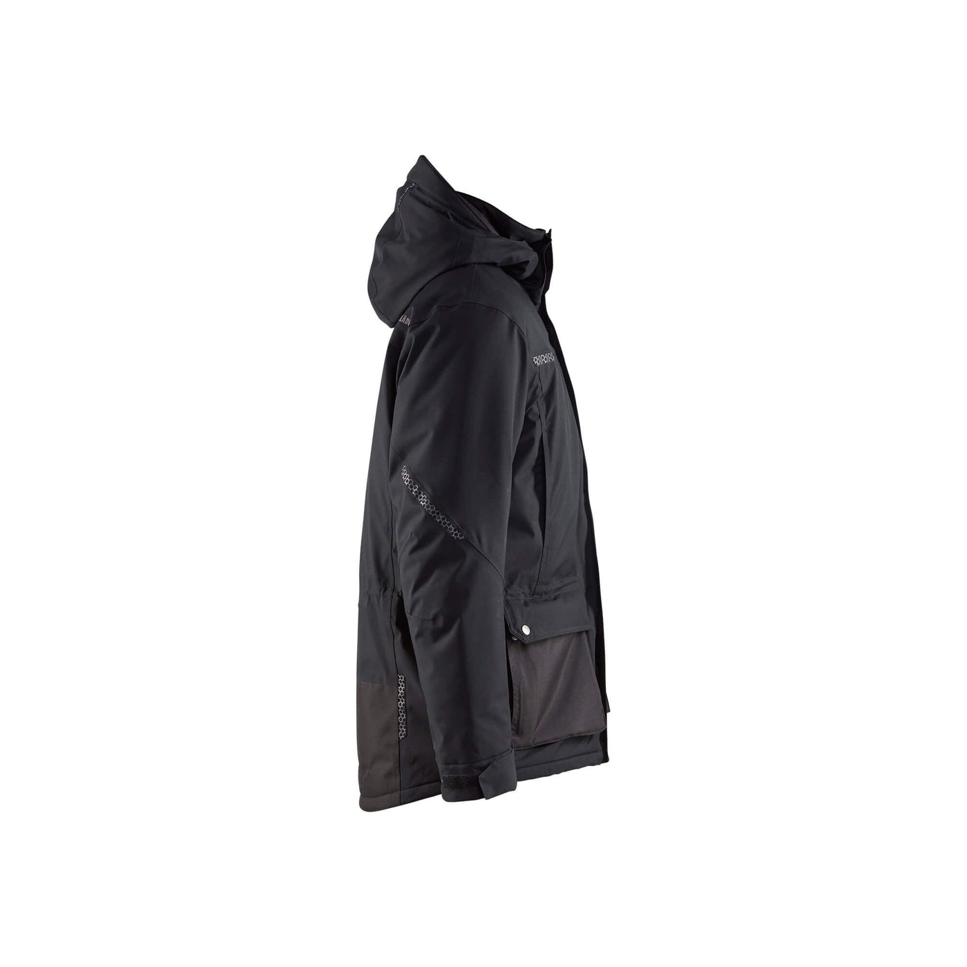 Blaklader 49891987 Winter Parka Jacket Black Right #colour_black