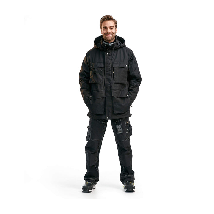 Blaklader 44341945 Winter Parka Jacket Mens Black Model#colour_Black