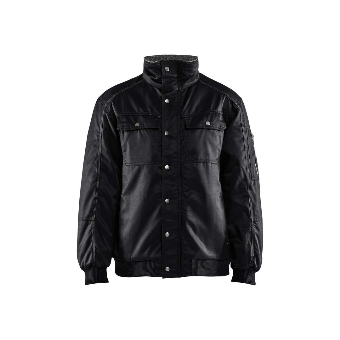 Blaklader 49161900 Winter Pilot Jacket Black Main #colour_black