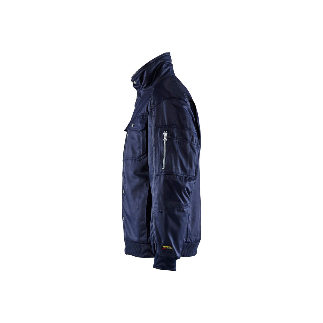 Blaklader 49161900 Winter Pilot Jacket Navy Blue Left #colour_navy-blue