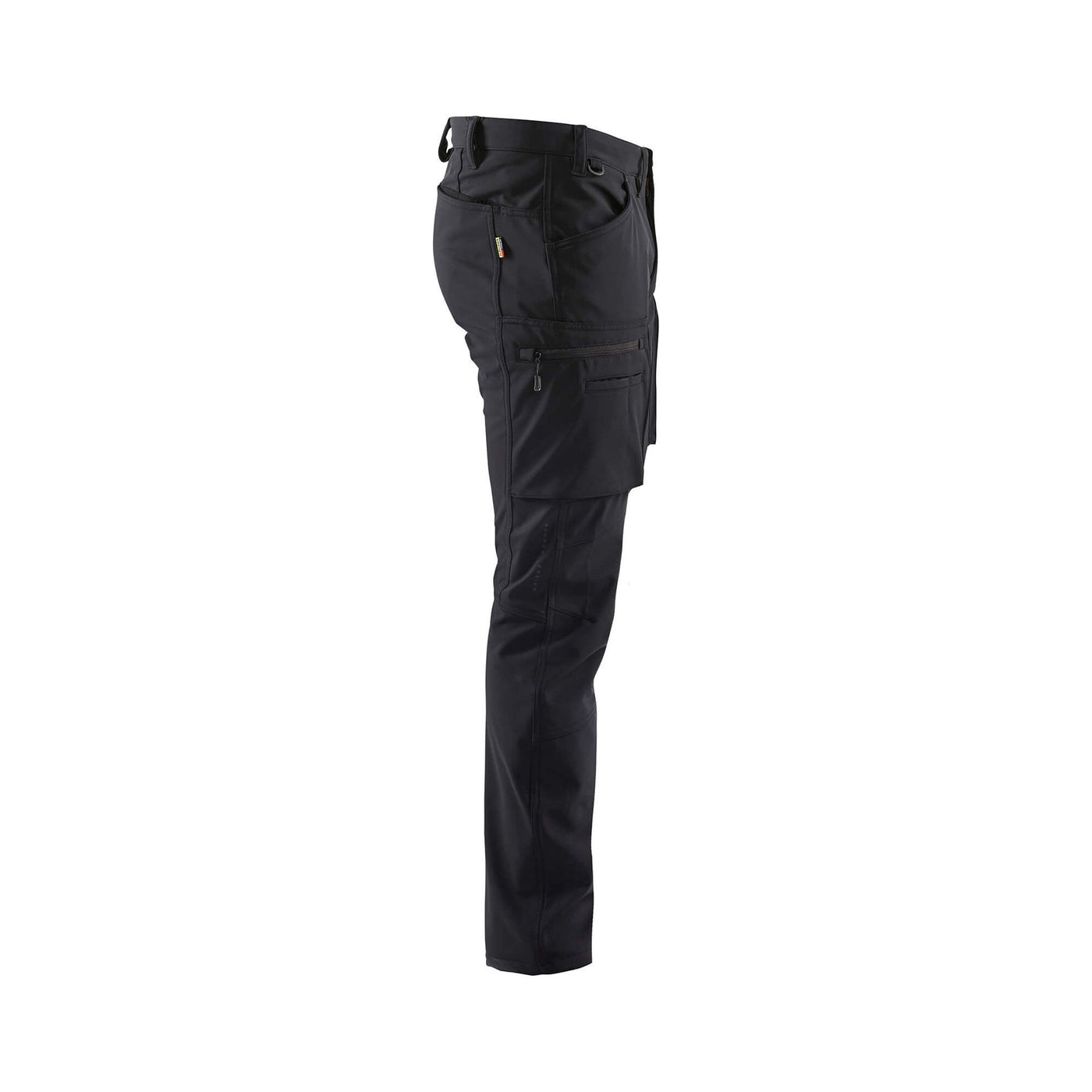 Blaklader 14772513 Winter Softshell Trousers Waterproof Breathable Black Right #colour_black