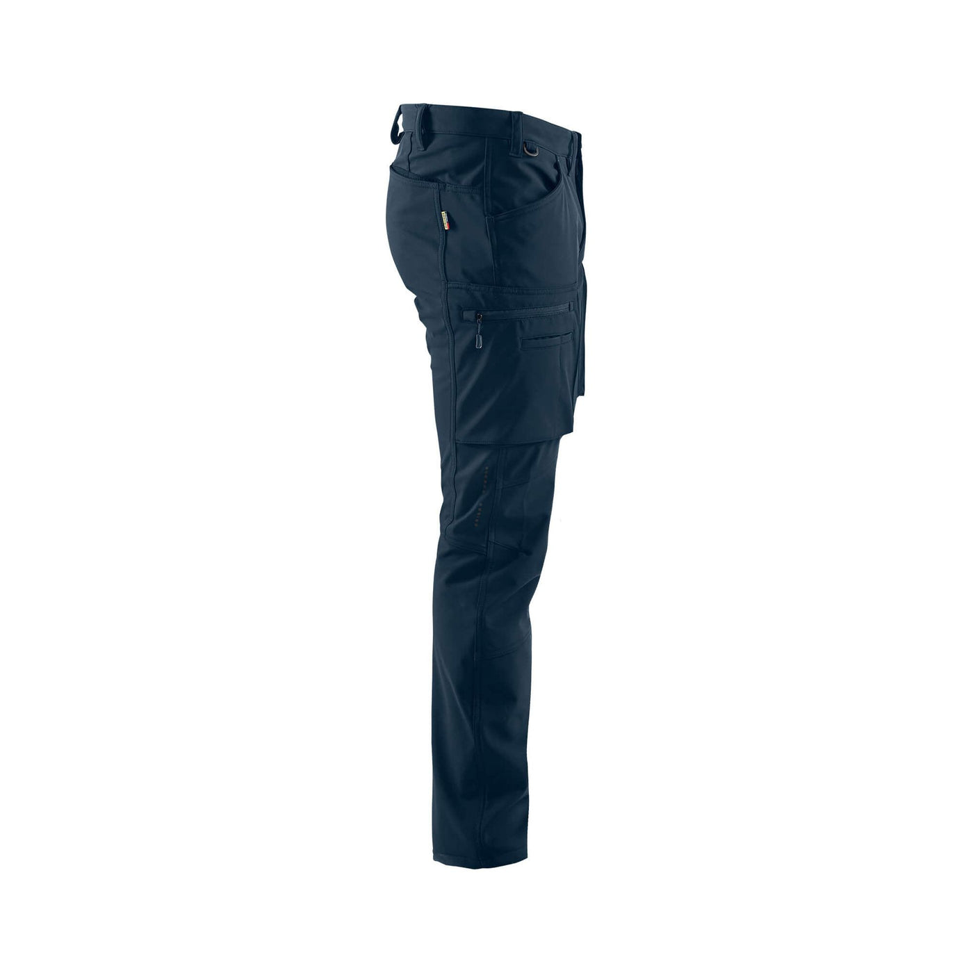 Blaklader 14772513 Winter Softshell Trousers Waterproof Breathable Dark Navy Blue Right #colour_dark-navy-blue