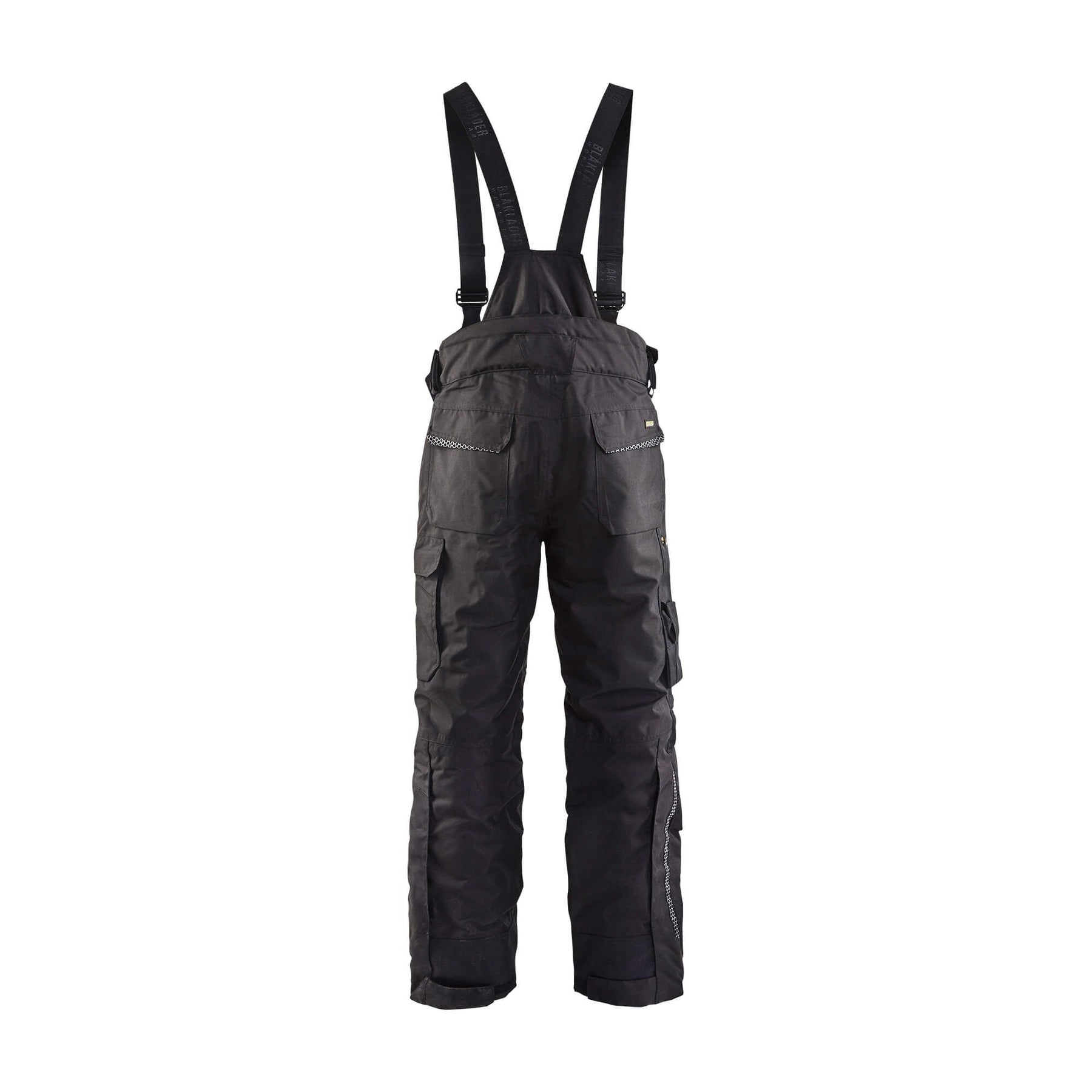 Blaklader 18101977 Winter Waterproof Lined Trousers Black Rear