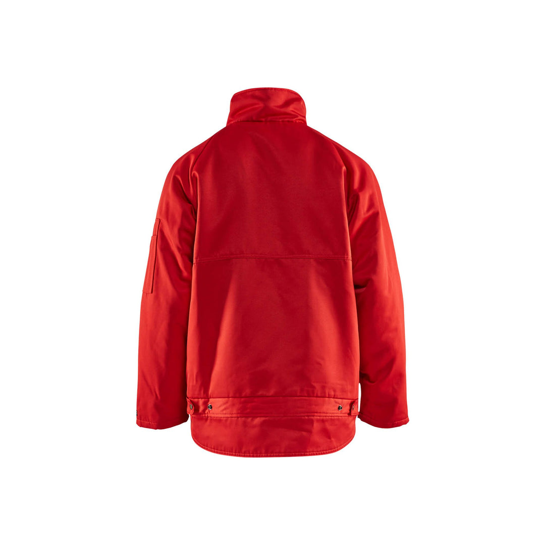 Blaklader 48001900 Winter Work Jacket Red Rear #colour_red