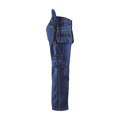 Blaklader 15151370 Winter Work Trousers Navy Blue Right #colour_navy-blue