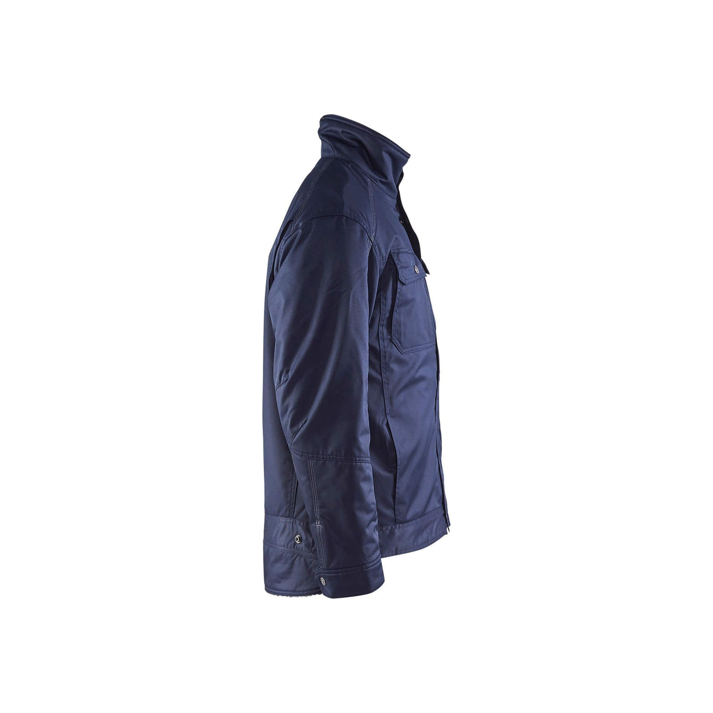 Blaklader 48151900 Winter Workwear Jacket Navy Blue Right #colour_navy-blue