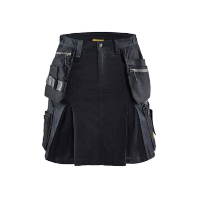 Blaklader 71801147 Womwns Craftsman Skirt With Stretch Navy Blue/Black Main #colour_navy-blue-black