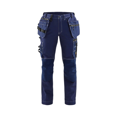 Blaklader 71301370 Womens Craftsman Trousers With Stretch Navy Blue Main #colour_navy-blue