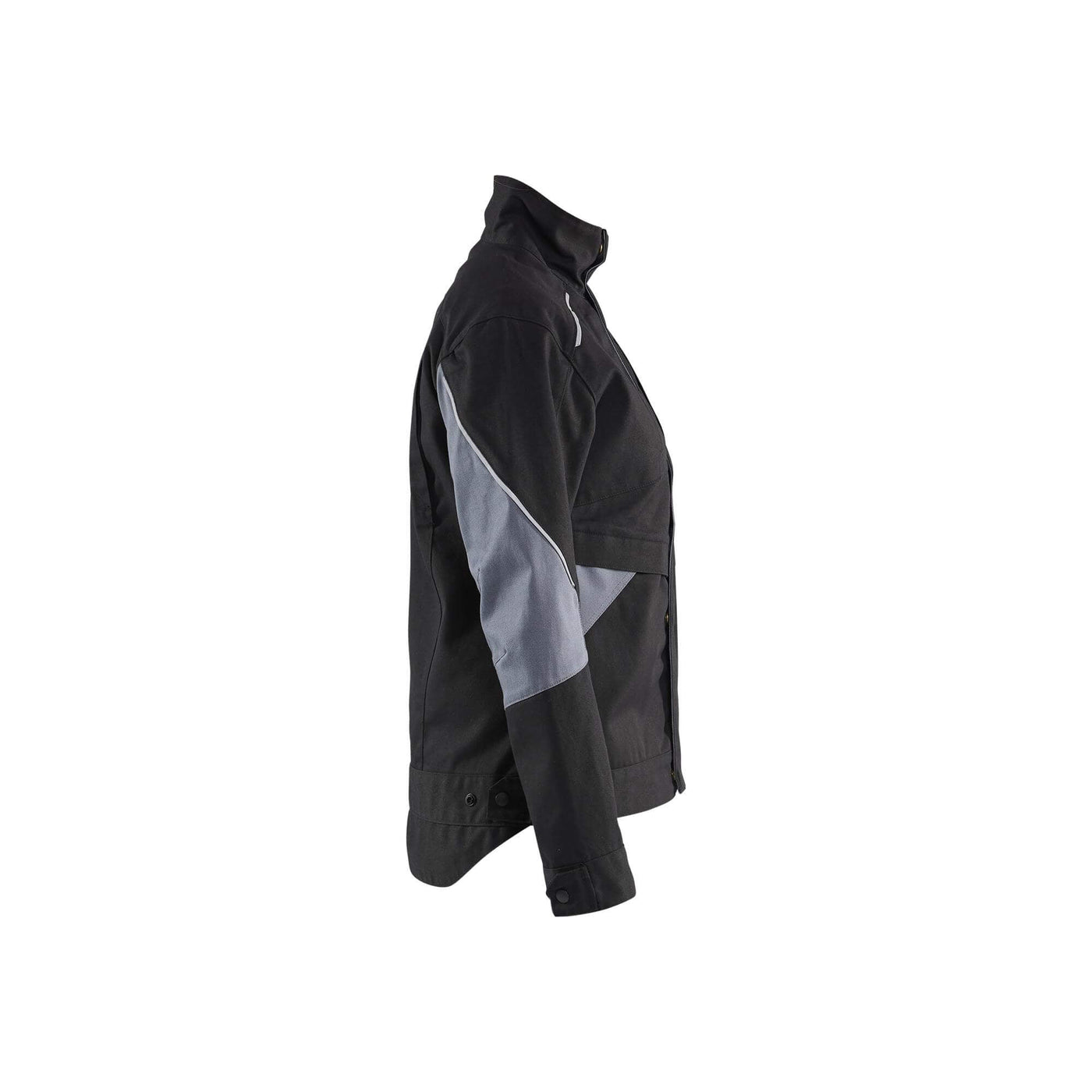 Blaklader 40711516 Womens Flame Resistant Jacket Black/Grey Right #colour_black-grey