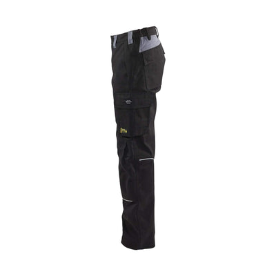 Blaklader 71731516 Womens Flame Resistant Trousers Black/Grey Left #colour_black-grey
