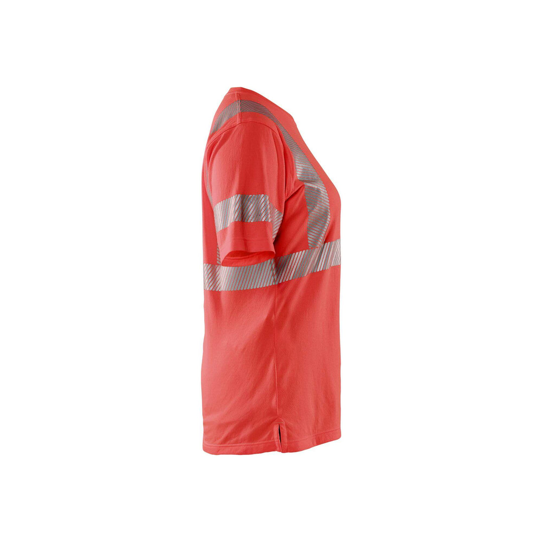 Blaklader 35022537 Womens Hi-Vis T-Shirt Hi-Vis Red Right #colour_hi-vis-red